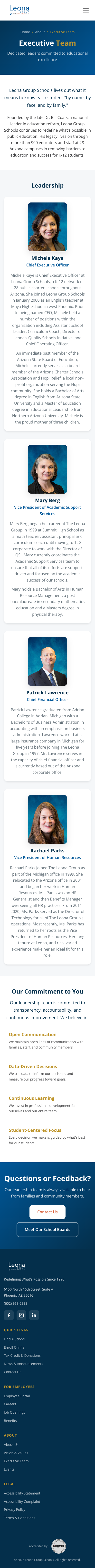 SWS Mobile Executive Team